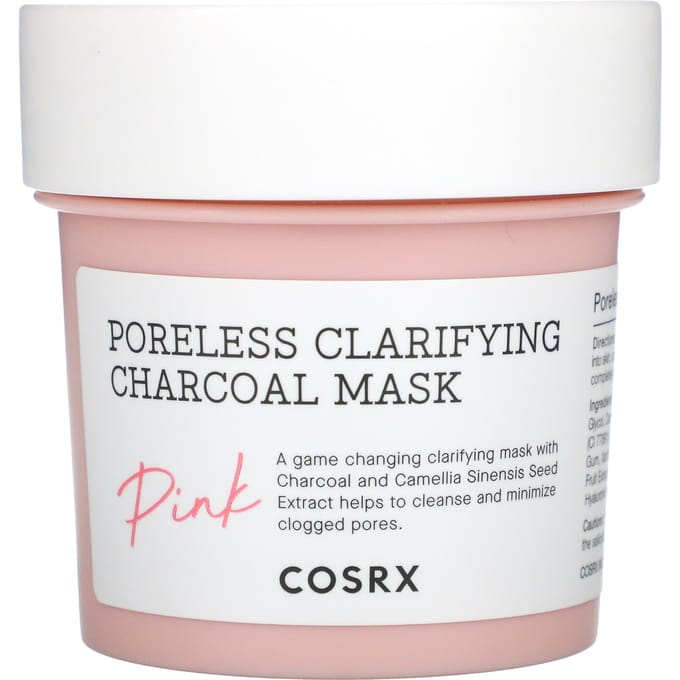 CosRx, Poreless Clarifying Charcoal Beauty Mask, Pink, 110 g (3.88 oz) beige