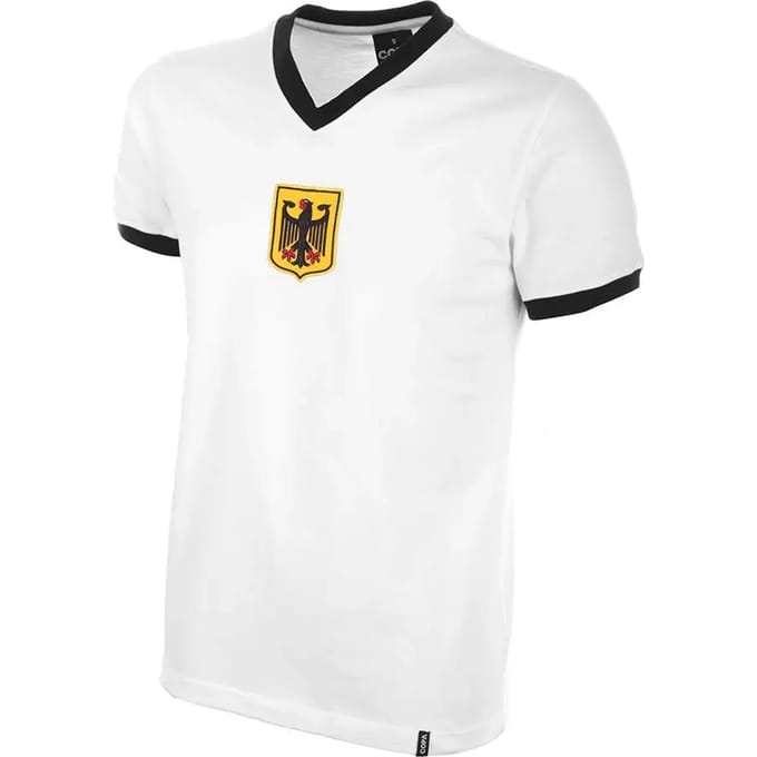 COPA Football - Duitsland 1970's - Retro voetbalshirt - Heren - M - Wit