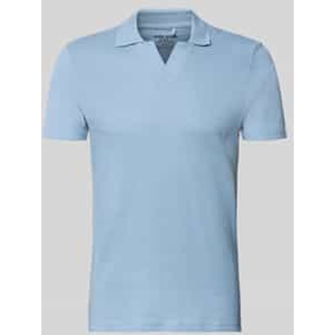 Regular fit poloshirt met structuurpatroon Model 'Heskild'