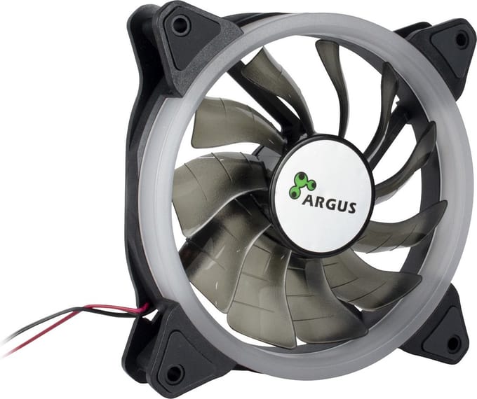 Inter-Tech Argus RS-051 RGB - Case ventilator - 120mm - Black