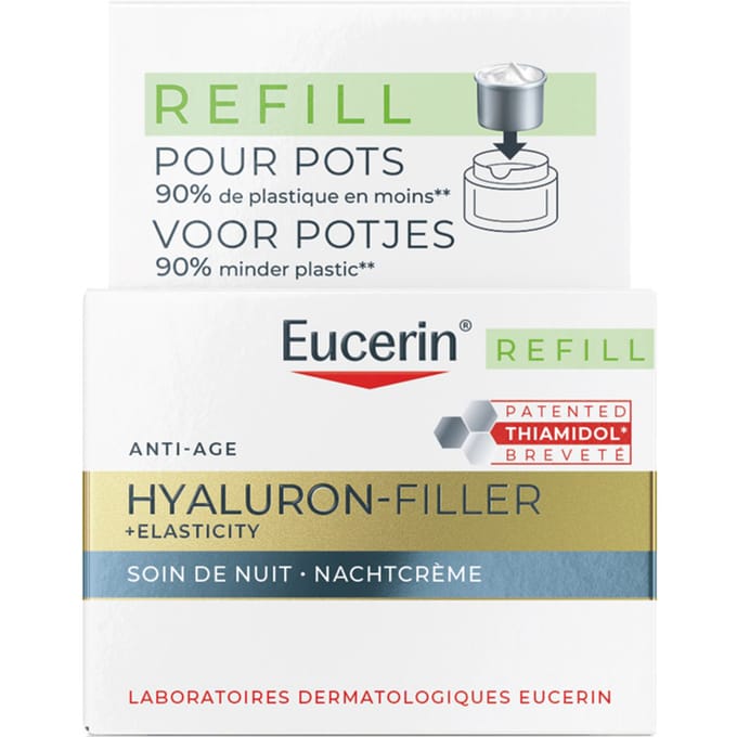 Eucerin Hyaluron-Filler + Elasticity Nachtcrème Navulling 50 Ml