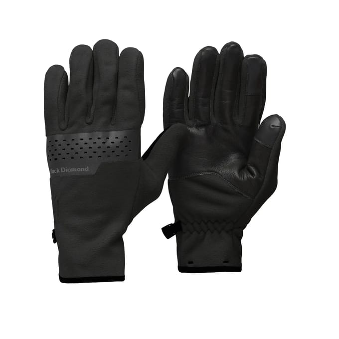 Leren handschoenen Black Diamond Alpine Fleece