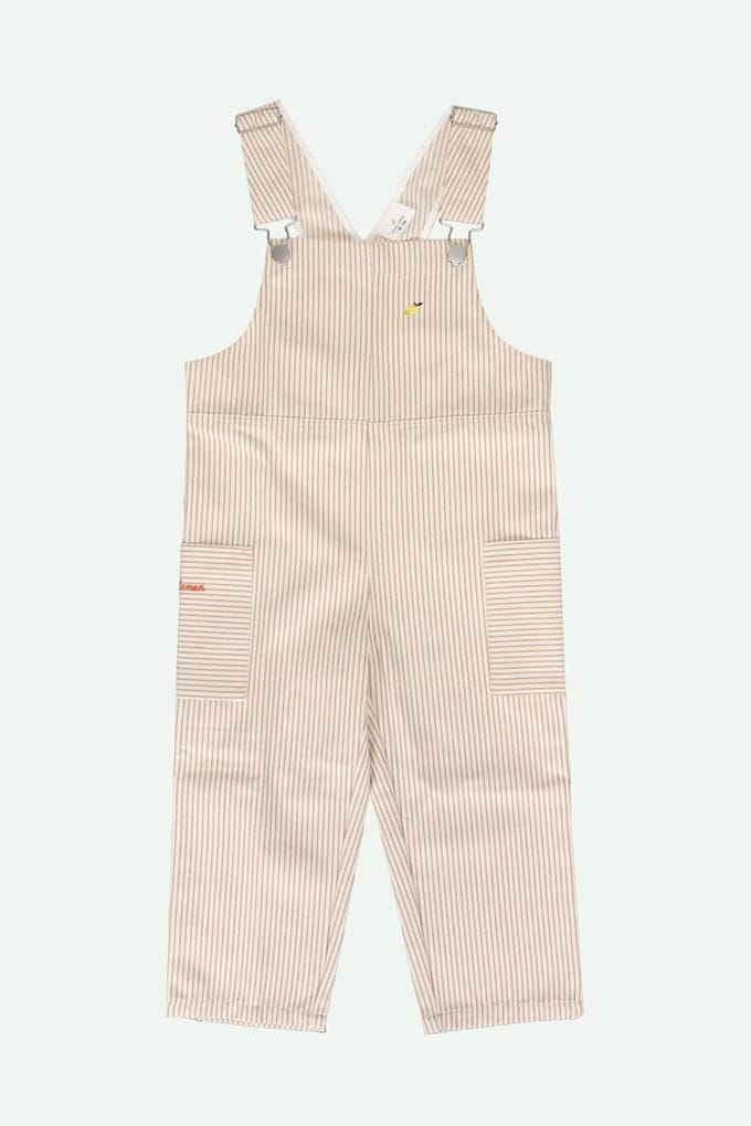Sticky Lemon - overall - strepen - ray bruin