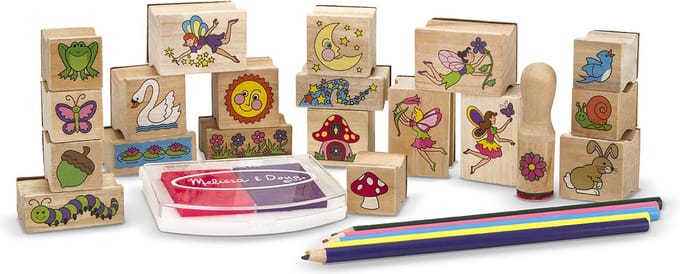 Melissa & Doug - Stamp-A-Scene - Fairy Garden