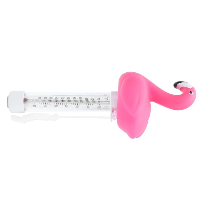 Waterthermometer Dierenvormig Plastic Hoge Nauwkeurigheid Drijvende Zwembadthermometer voor Zwembad pink