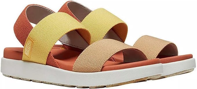 Keen - Elle Backstrap Dames Sandalen Fossil Orange/Silver Birch - Maat 40.5
