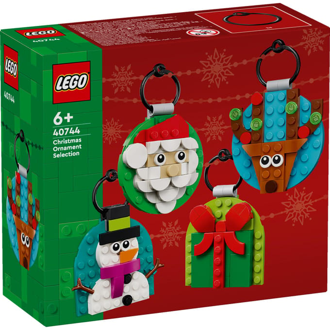 LEGO Schattige kerstversieringen Kerstdecoratie Om te Knutselen voor Kinderen 40744