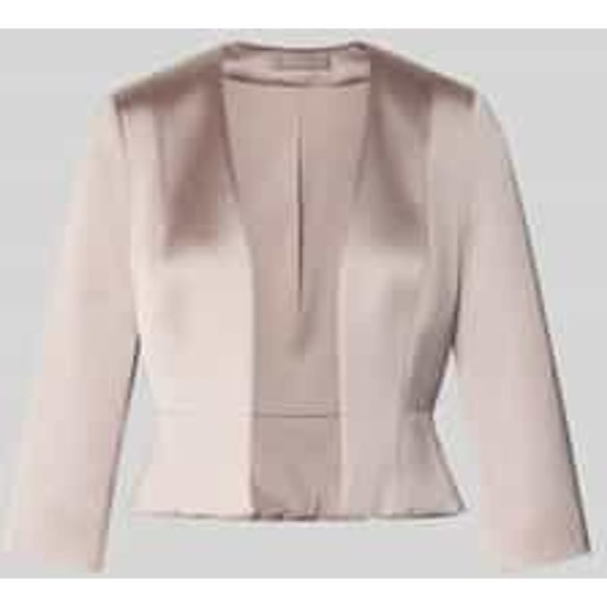 regular fit blazer met 3/4-mouwen
