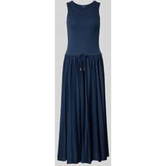 regular fit maxi-jurk met logopatch model 'Tildy'