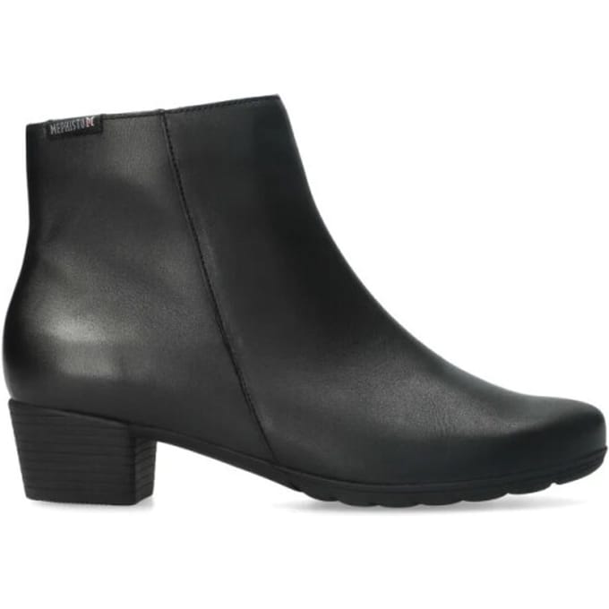Mephisto Iola - dames laars - Zwart - maat 40.5 (EU) 7 (UK)