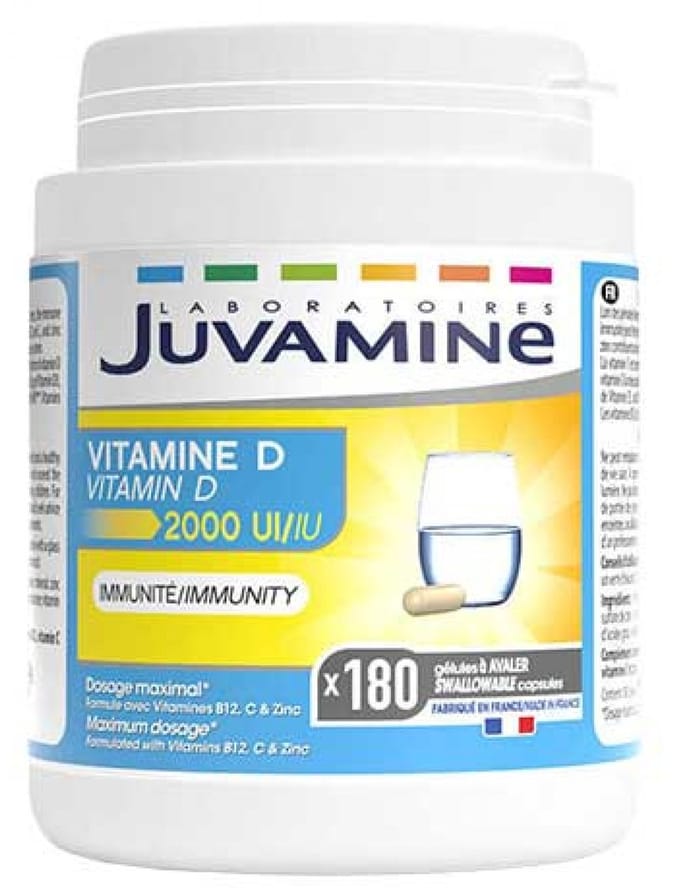 Juvamine Vitamine D 180 Gélules