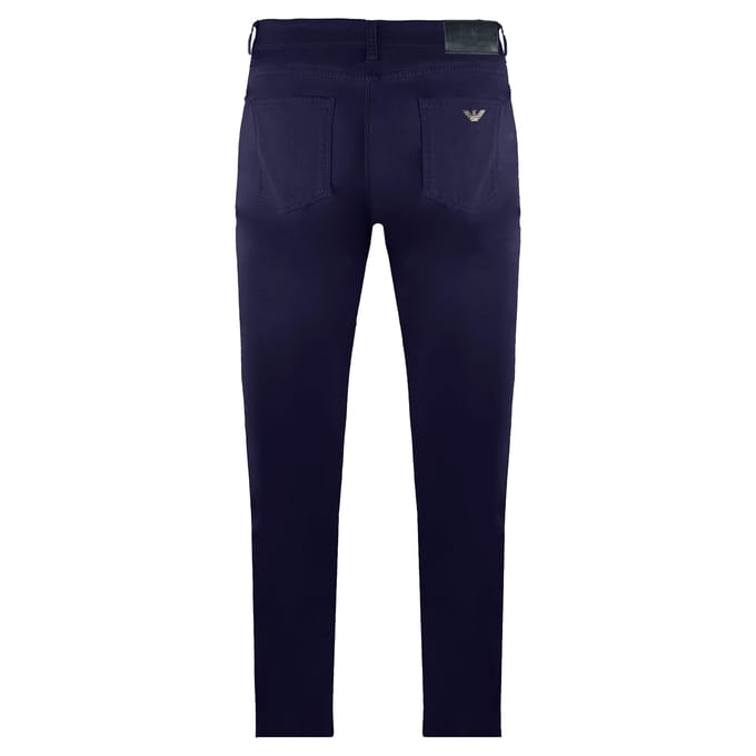 Emporio Armani Slim Fit Heren Navy Chino Broek
