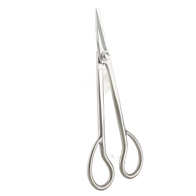 Roestvrijstalen Bonsaischaar Bonsaischaar Lange Handvat Schaar 185mm gray