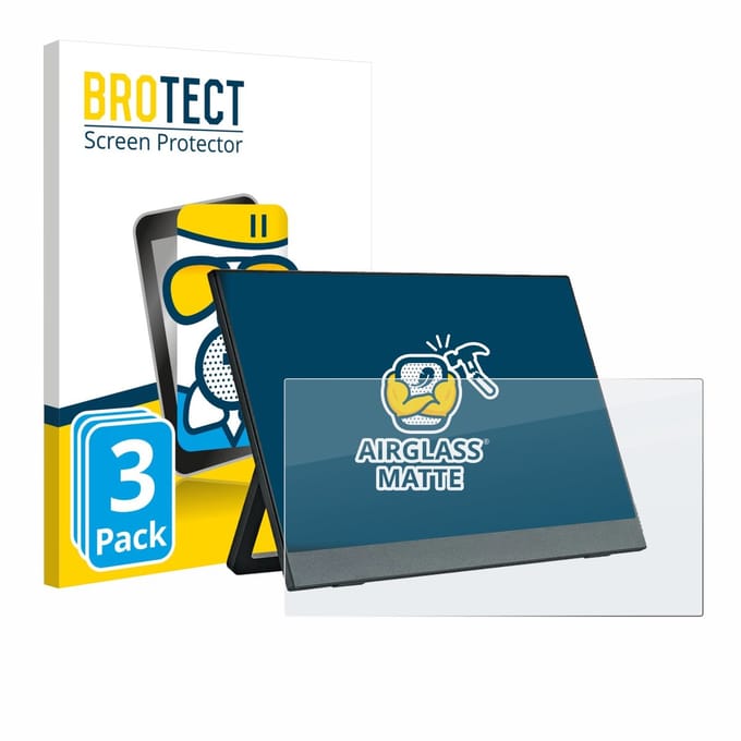 BROTECT - Screenprotector voor Anmite A140W03 14" - Folie Beschermfolie Beschermglas matte 3 Stuks