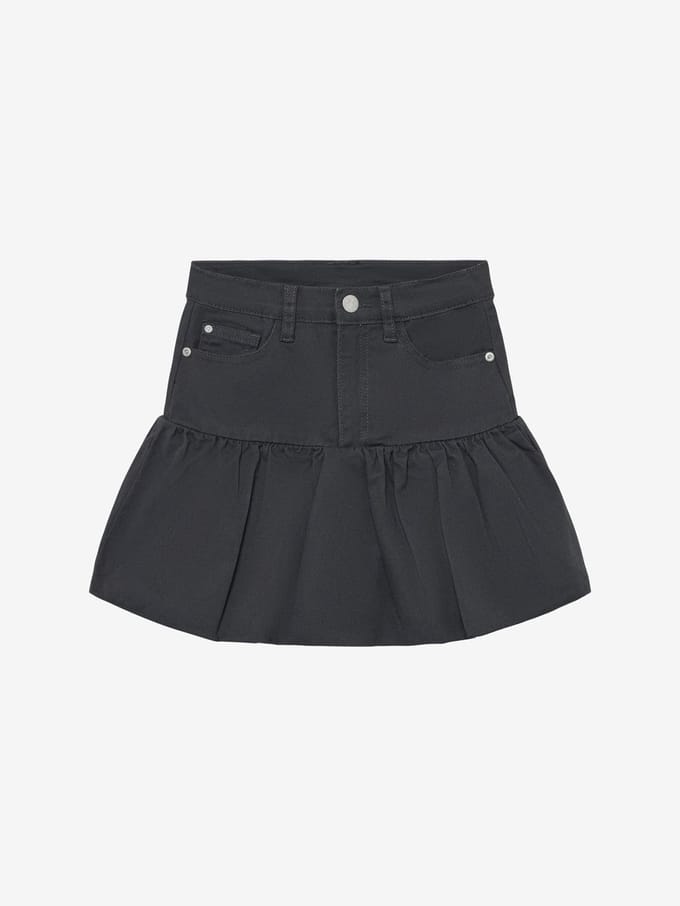 Indian Blue Jeans - Skirt Balloon Twill - Phantom - Maat 128