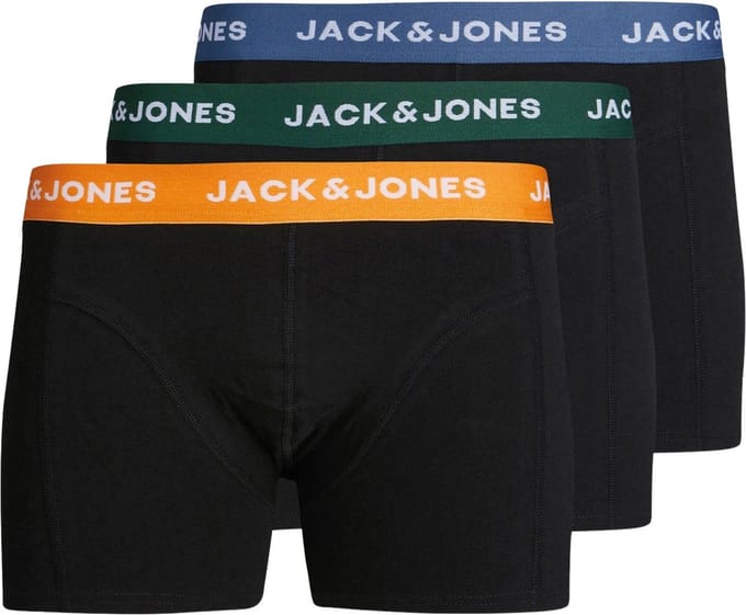 JACK & JONES JUNIOR JACGAB TRUNKS 3 PACK JNR NOOS Jongens Onderbroek - Maat 152