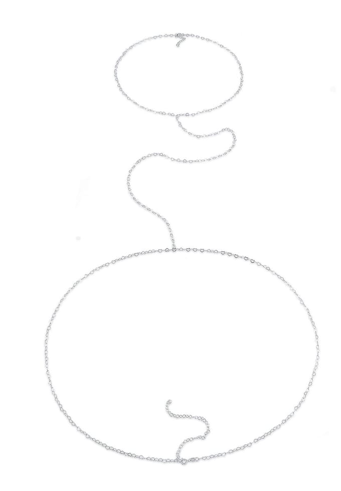 Elli - Sieradenboxen - Dames bodyketting taille hart liefde in 925 sterling zilver - Dames