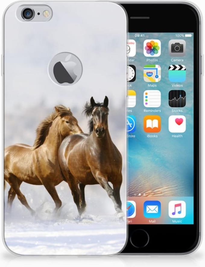 Apple iPhone 6 Plus | 6s Plus TPU Hoesje Paarden
