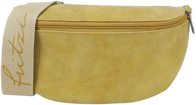 Fritzi aus Preußen schoudertas Fritzi Vintage Bum Light Curry mosterdgeel