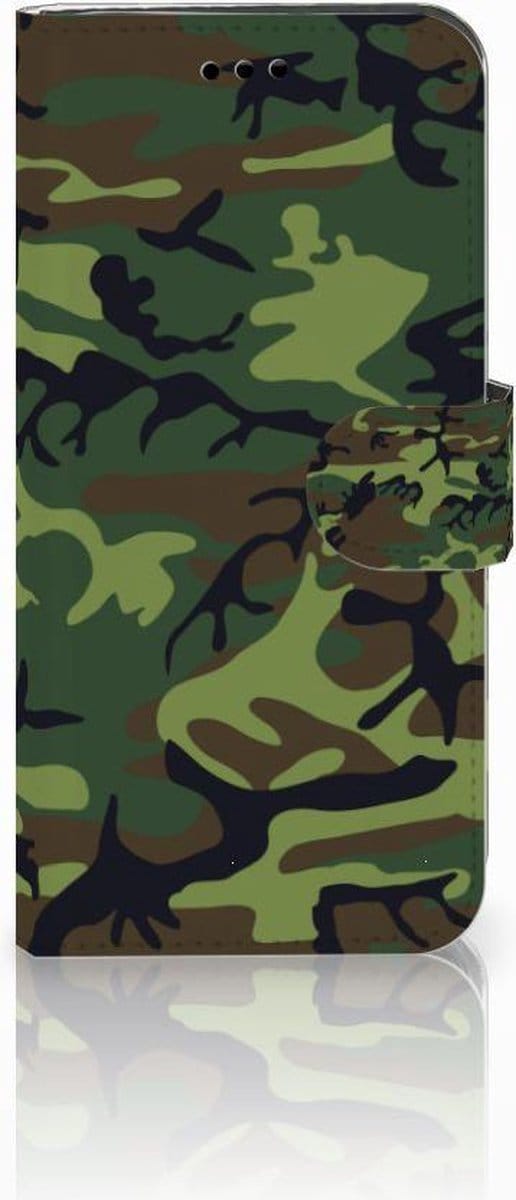 Huawei P10 Lite Telefoon Hoesje Army Dark