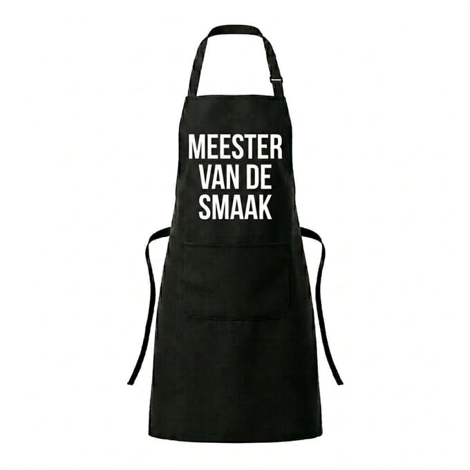 Meester van de smaak Barbeque Schort | BBQ Zomer Schort | Keuken Schort