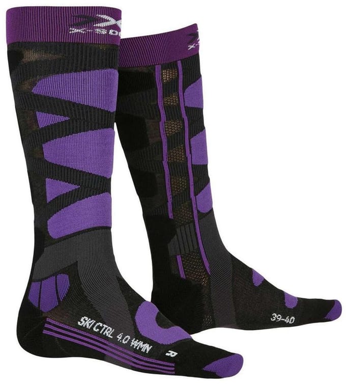 X-socks Ski Control 4.0 Sokken Grijs EU 35-36 Vrouw