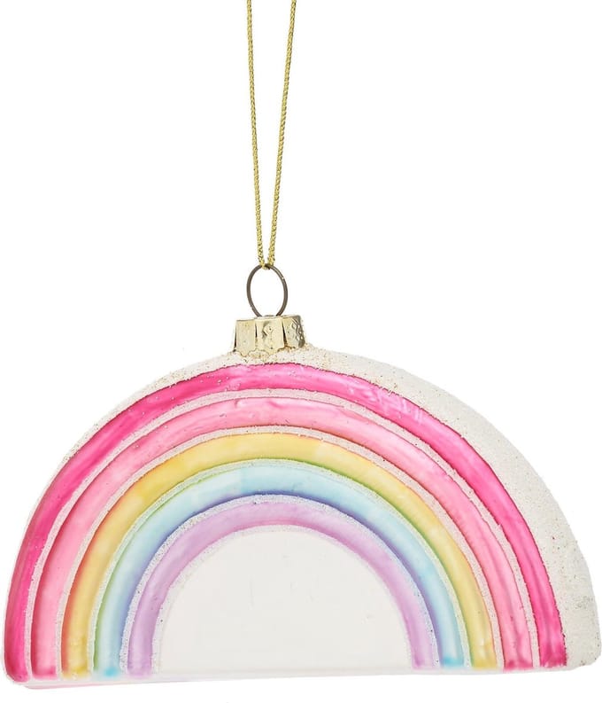 Sass & Belle kerstbal Regenboog