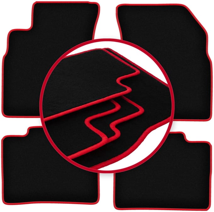 CARLUX-RED automatten voor: Kia Optima II sedan (2005-2010)