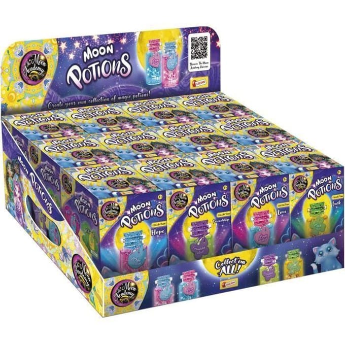 Potions magiques - LISCIANI - The Moon Academy - Kit de créations - Flacons originaux - Activités créatives pur