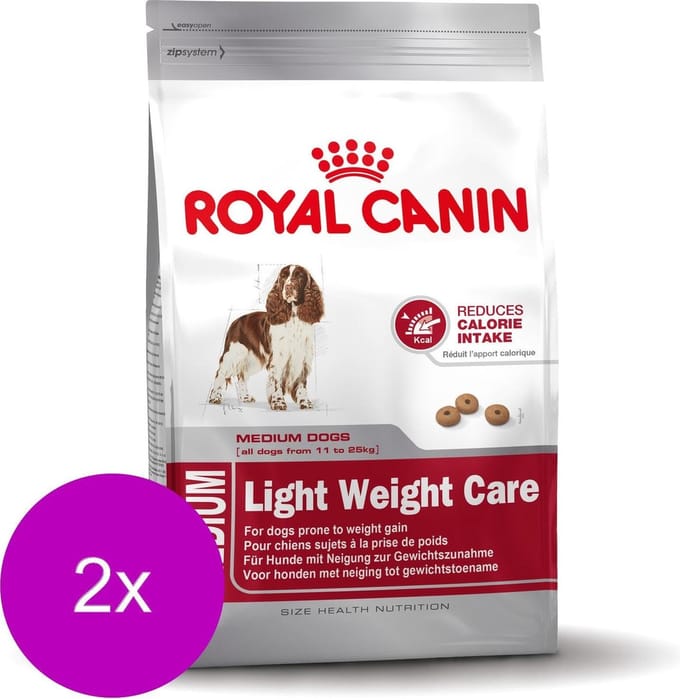Royal Canin Light Weight Care Medium - Hondenvoer - 2 x 3 kg