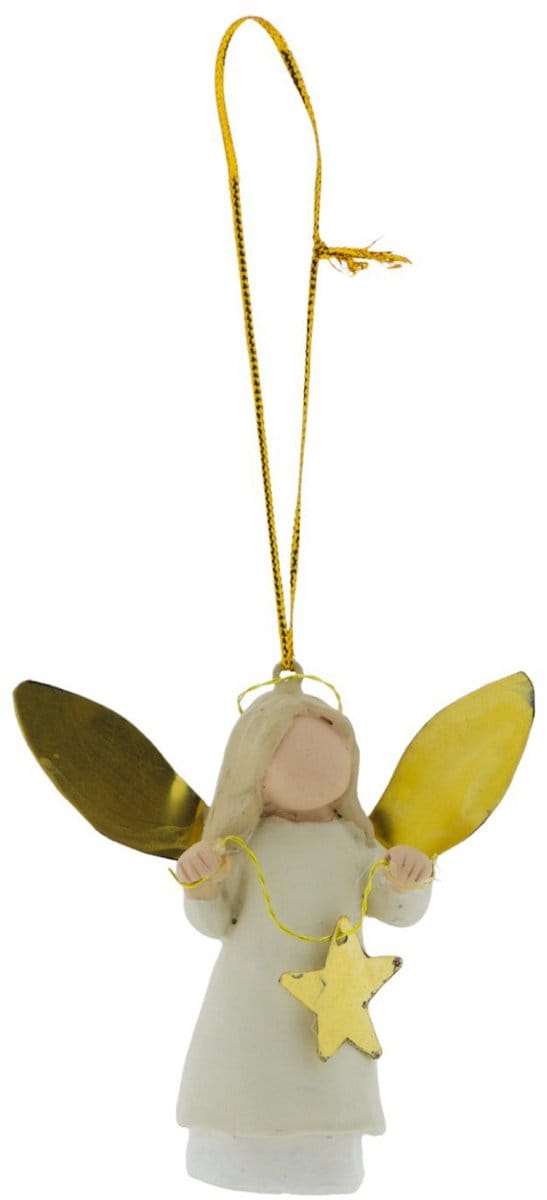 Home Society - Ornament - Angel Gabriël - 2 Stuks