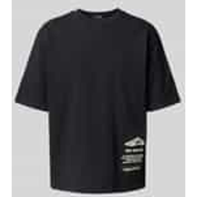 T-shirt met labeldetail