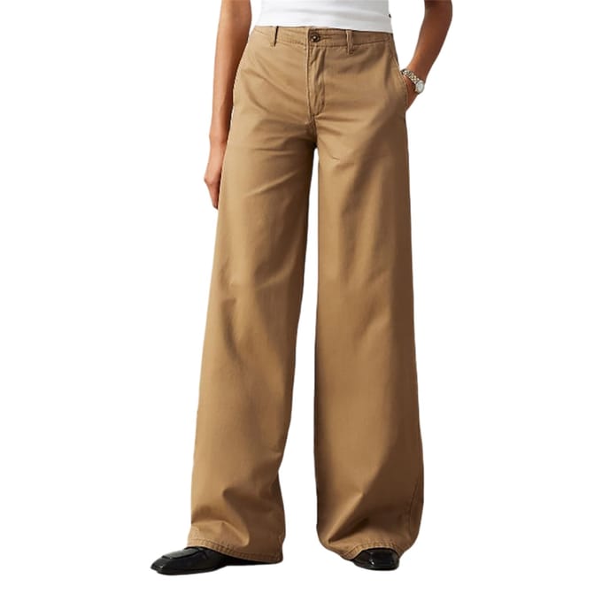 Levi's Dames Big Yikes Wijde Pantalon Chino's (Ermine)