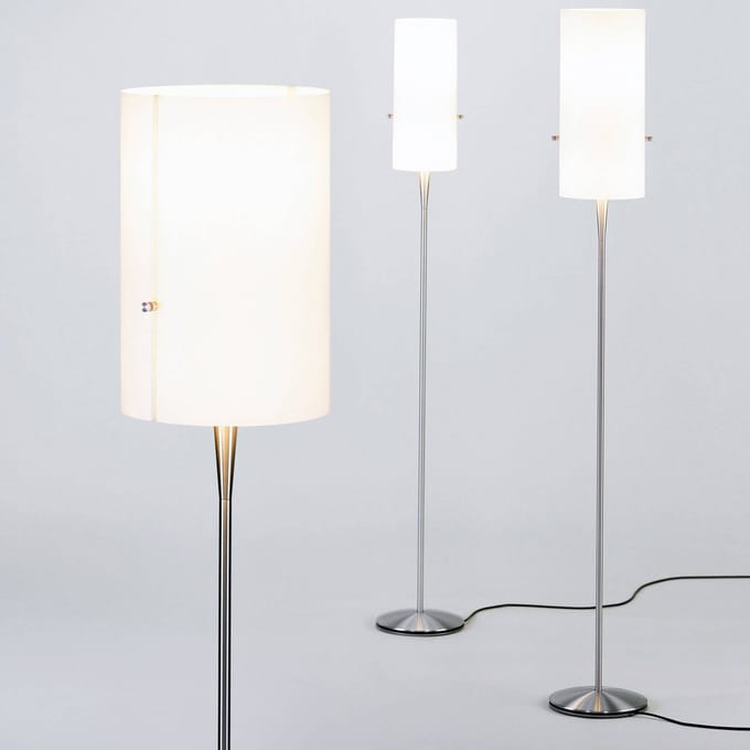 Serien Lighting serien.lighting Club M LED vloerlamp, aluminium