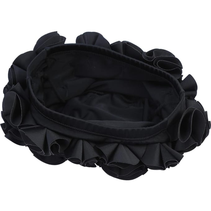 Vrouwen Kinderen Bloemvorm Mode Elastische Zwemmuts Lang Haar Zwemkap (Blauw)