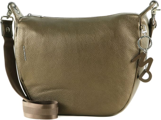 MANDARINA DUCK Leren Schoudertas Mellow Lux Crossover Bag Bronzo Brons