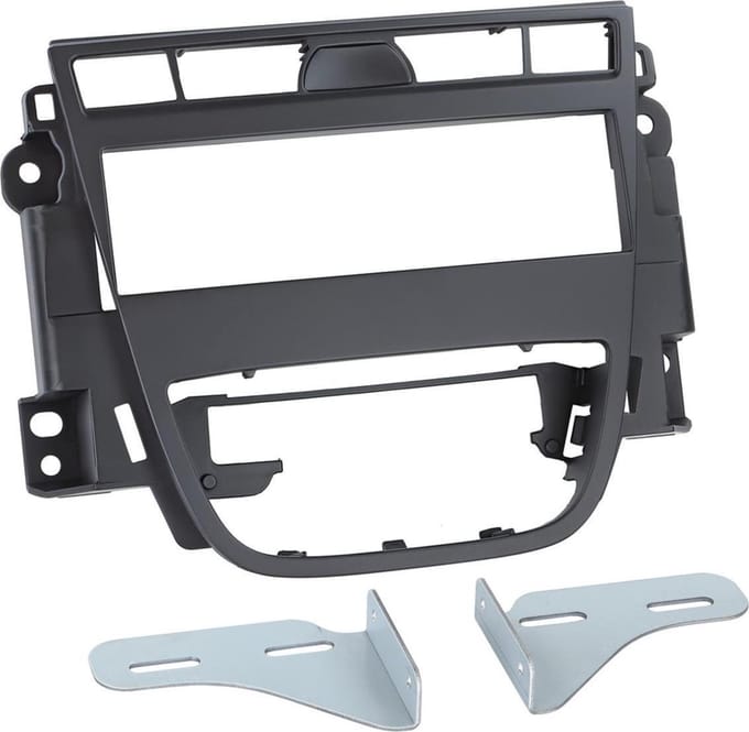 1-DIN Paneel geschikt voor Opel Meriva B (S/D Monocab) 2010-2017 Kleur: Zwart