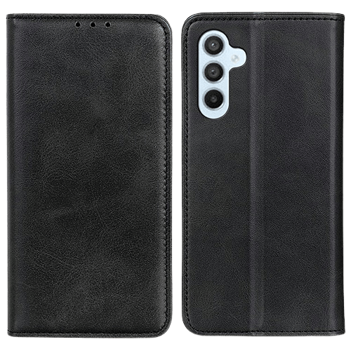 CaseBody Samsung Galaxy A56 Real Leather Wallet Hoesje Zwart