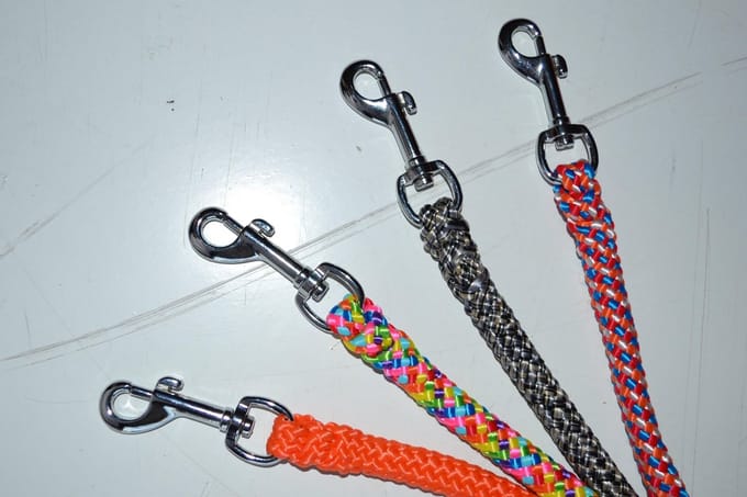 Bianca's Standaard Lijn - Hondenriem - 200 cm - Medium - Rood