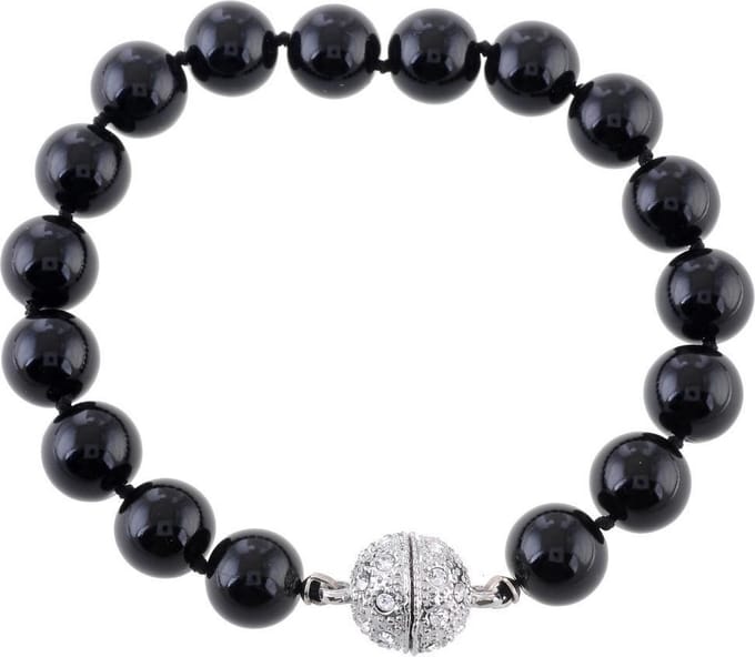 Behave - Parelarmband met magneetsluiting - avondlook accessoire