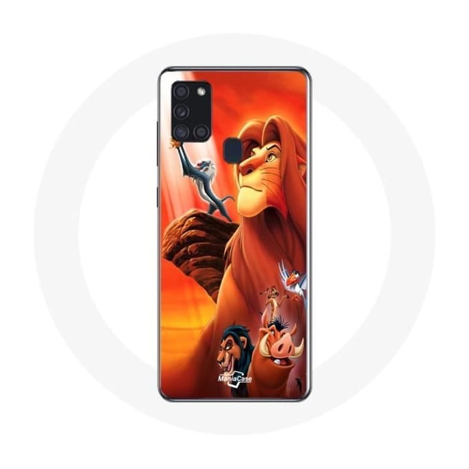 Samsung Galaxy A21S Hoesje De Lion King Simba en Mufasa