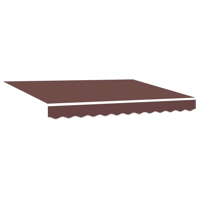 vidaXL - Vervangingsdoek - zonnescherm - voor - 2,5x2 - m - Bruin - Polyester