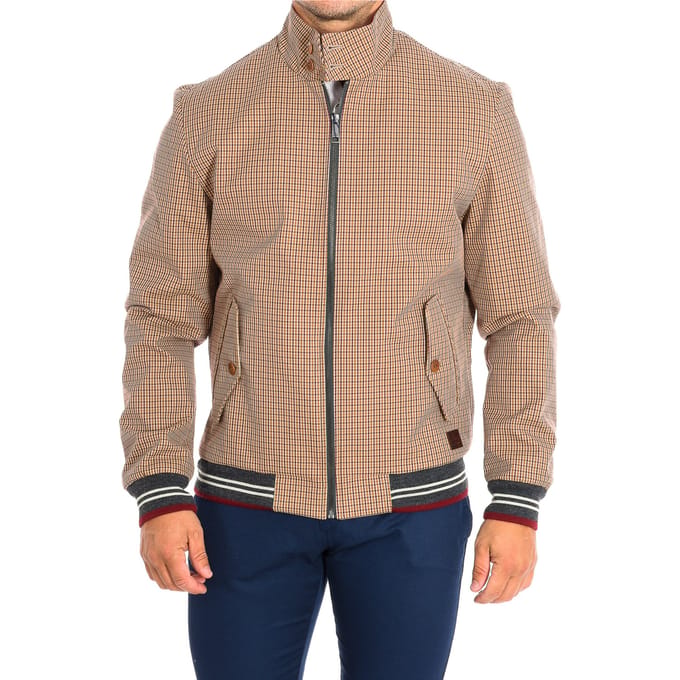 Regular fit jas met hoge kraag en knoopsluiting TMO008-PP579 man