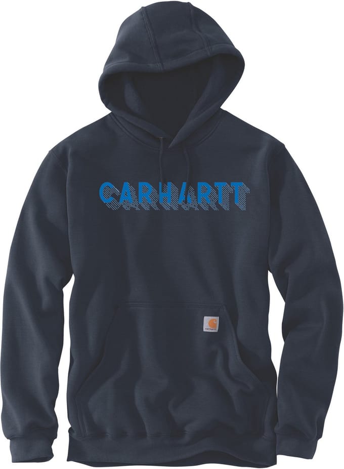 Carhartt Rain Defender Logo Graphic Sweats New Navy-M
