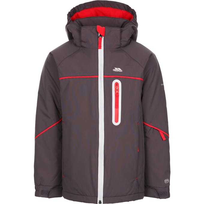 Trespass Jongens Wilson TP75 Ski jas (Donkergrijs)