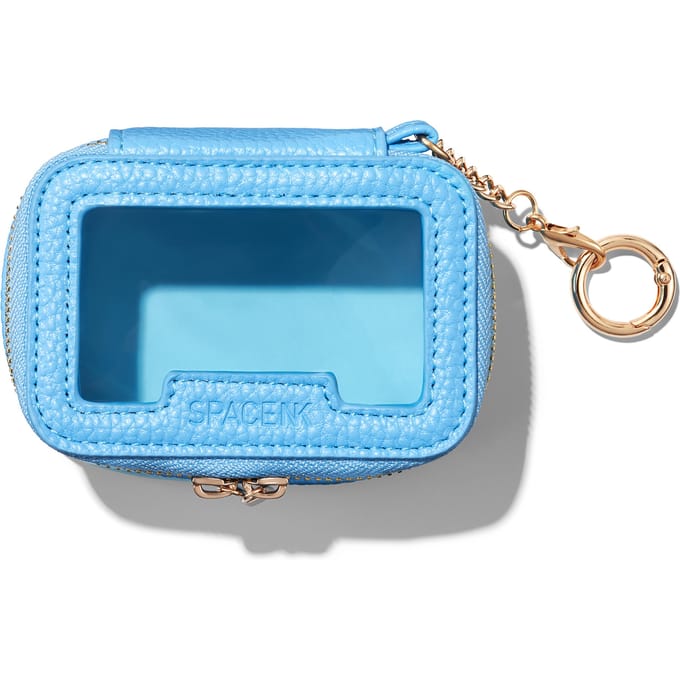 Space NK Micro Travel Bag Charm Poolside Blue
