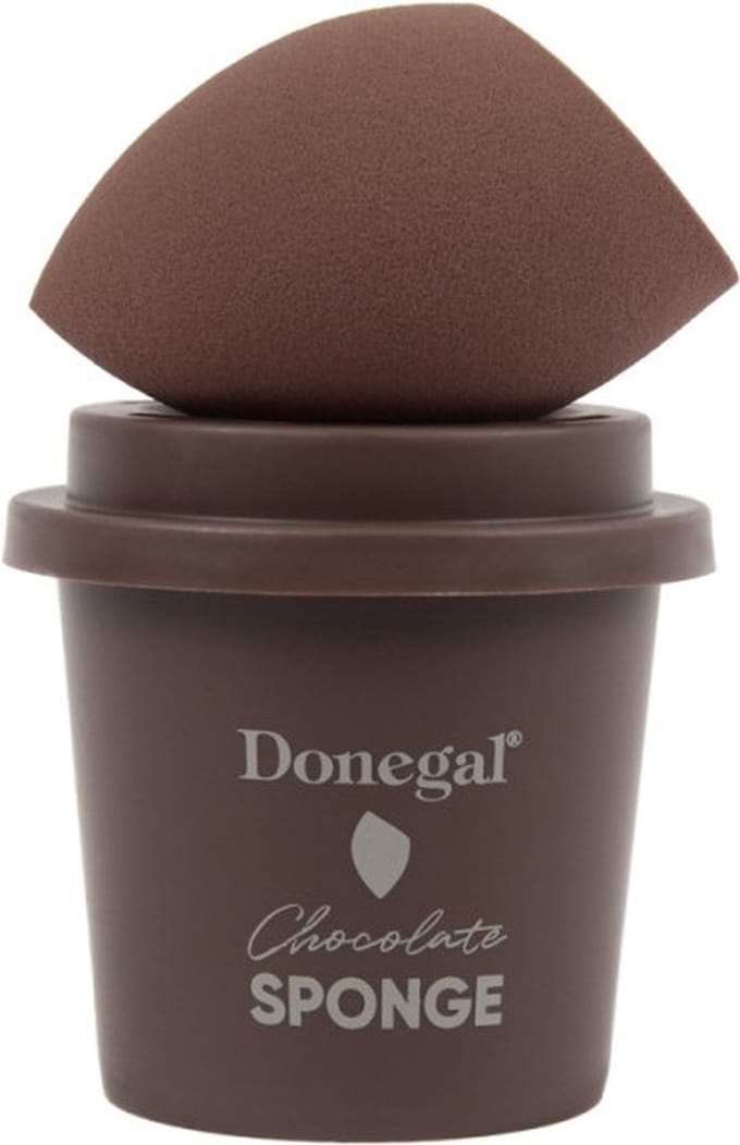 Morning Coffee make-up spons met etui Chocolade Spons 4352