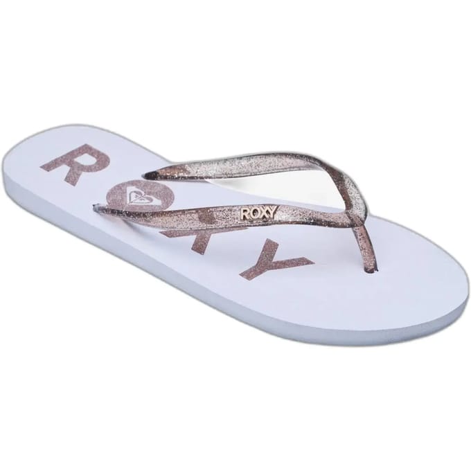 Roxy Viva Sparkle Slippers Blauw EU 36 Vrouw