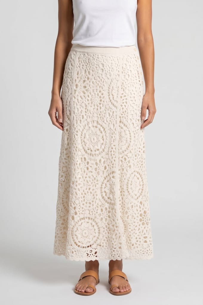 & Other Stories Bao Skirt White Größe: S | Maxiröcke Outlet | Damen | Weiß