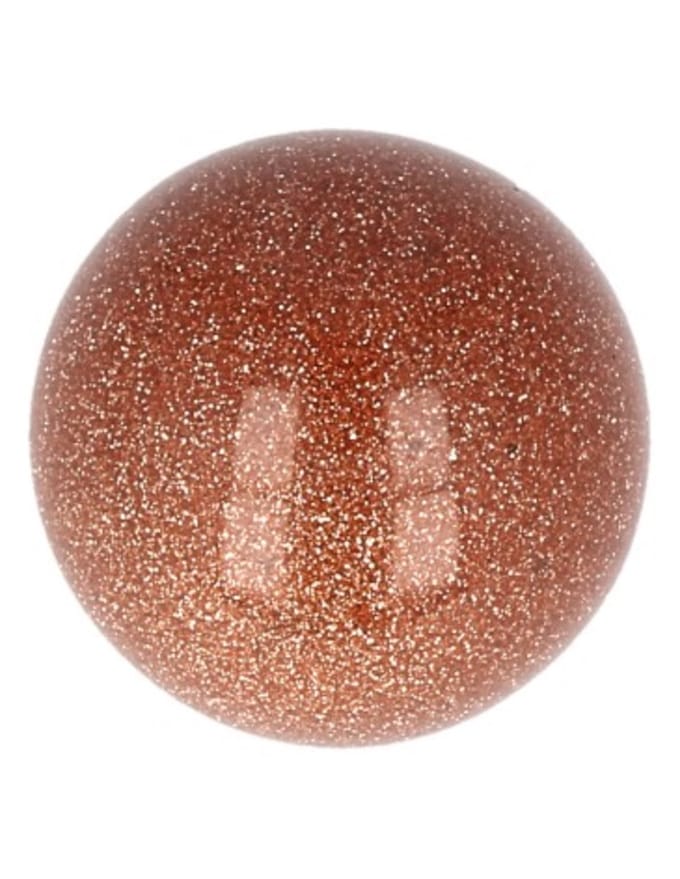 Goldfluss edelsteen bol 20 mm (synth)